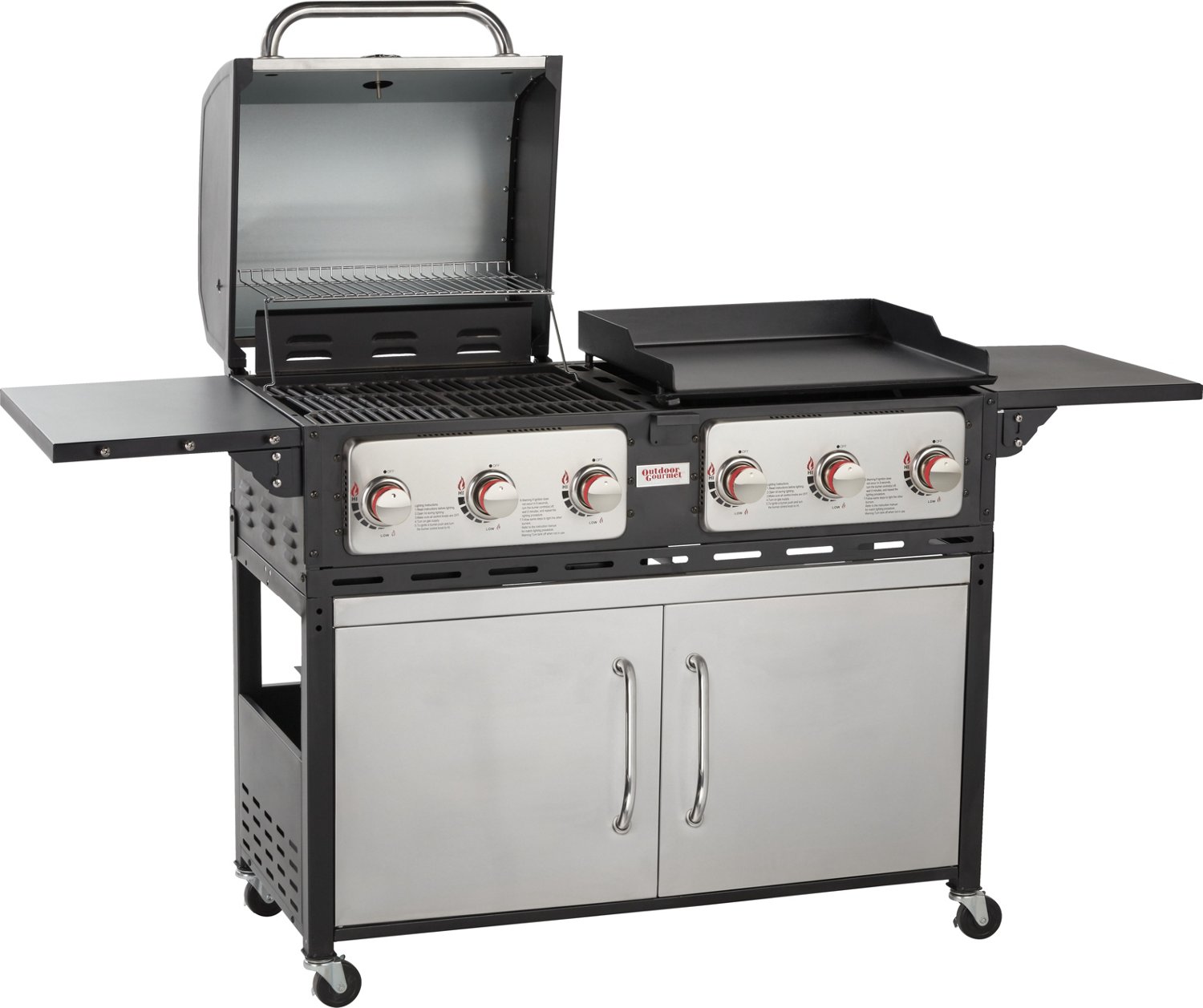 Outdoor Gourmet Gas and Griddle Combo | Academy