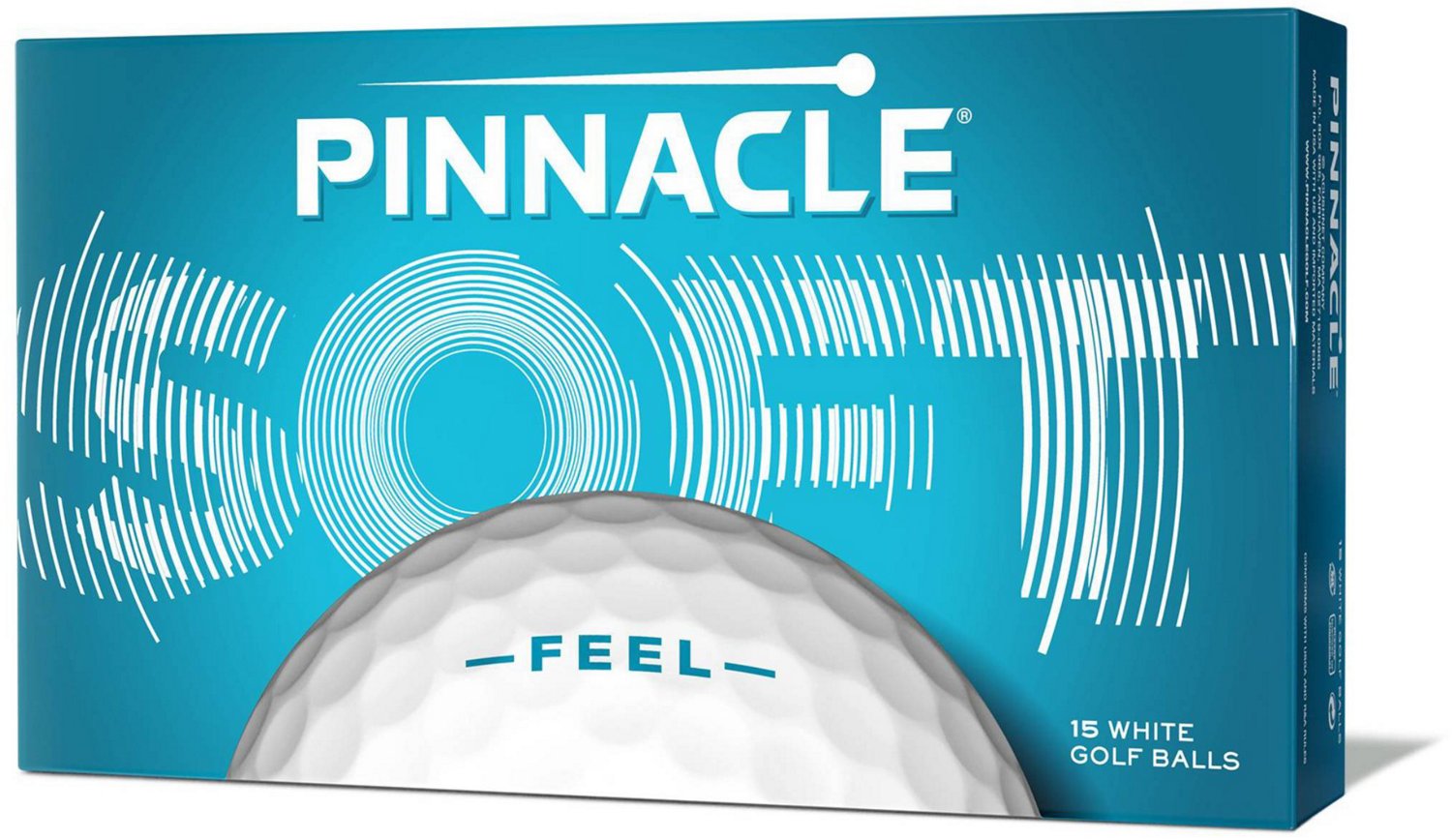 Pinnacle Soft Golf Balls 15Pack Free Shipping at Academy