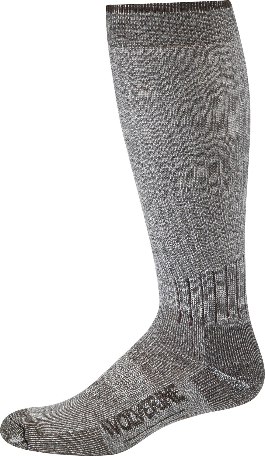 Wolverine Men's Comfort Wool OTC Boot Socks 2 Pack | Academy