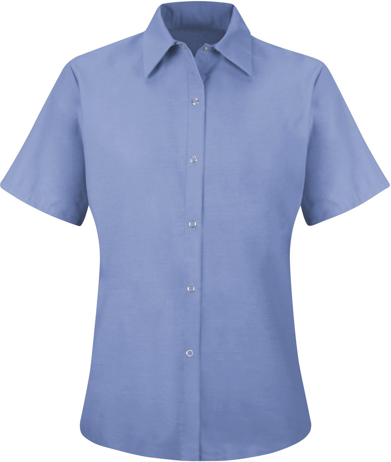 Red Kap Women's Specialized Pocketless Short Sleeve Work Shirt