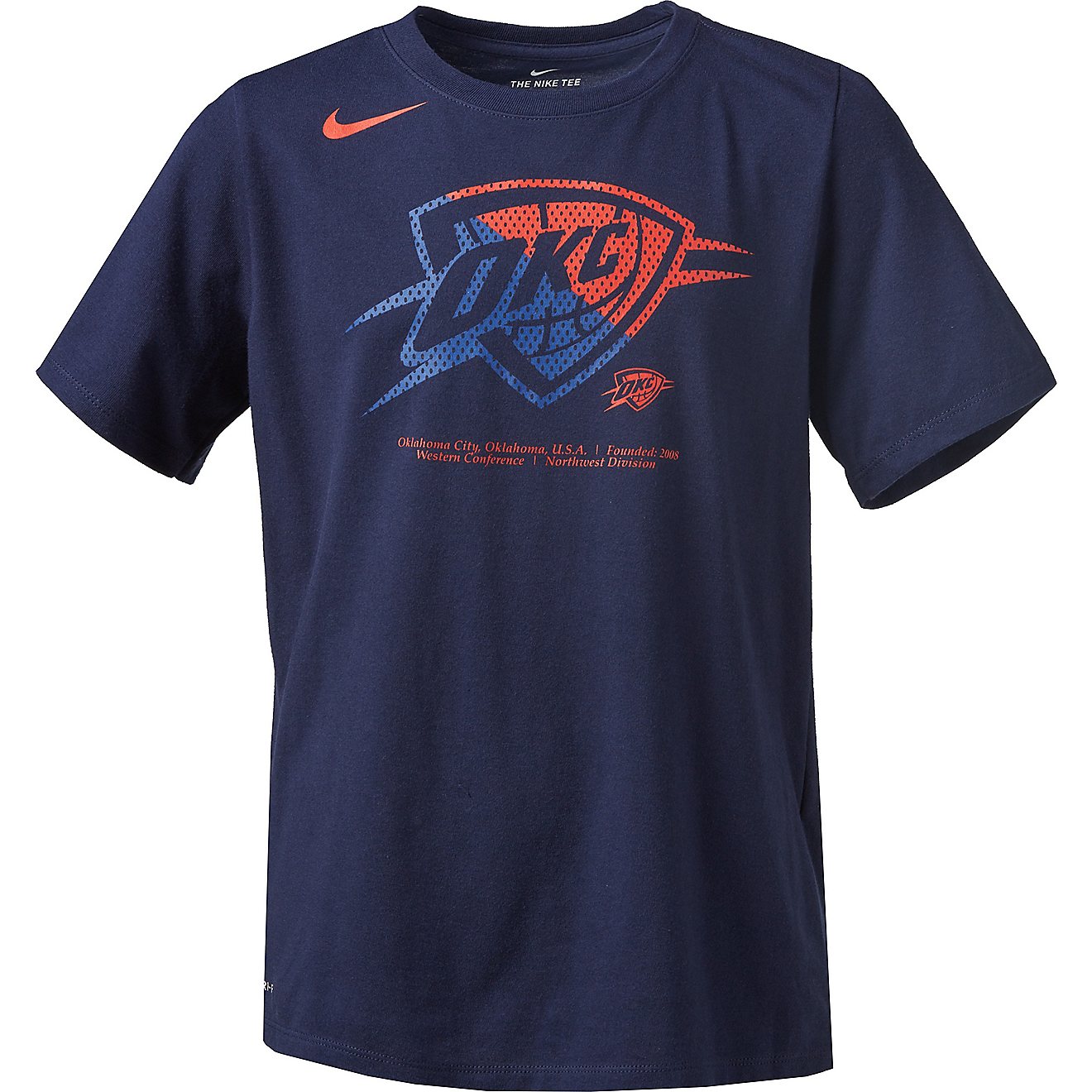 Nike Boys' Oklahoma City Thunder Logo T-shirt                                                                                    - view number 1