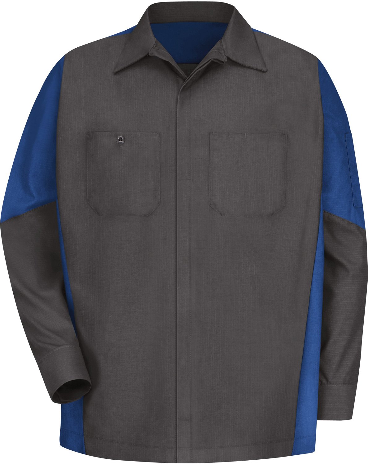 Red Kap Men's 2-Tone Crew Long Sleeve Shirt                                                                                      - view number 3