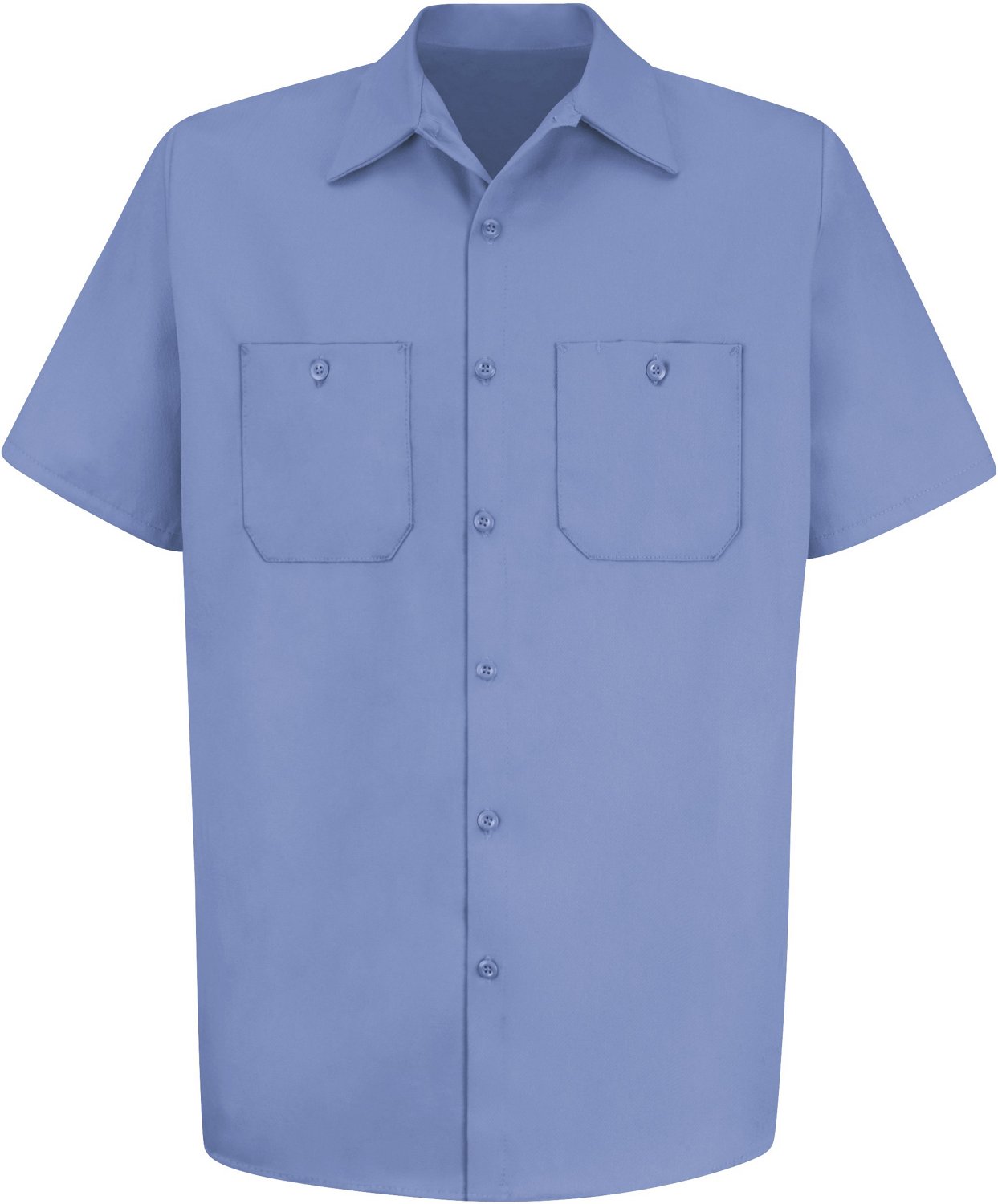 Red Kap Men's Short Sleeve Wrinkle-Resistant Cotton Work Shirt                                                                   - view number 3