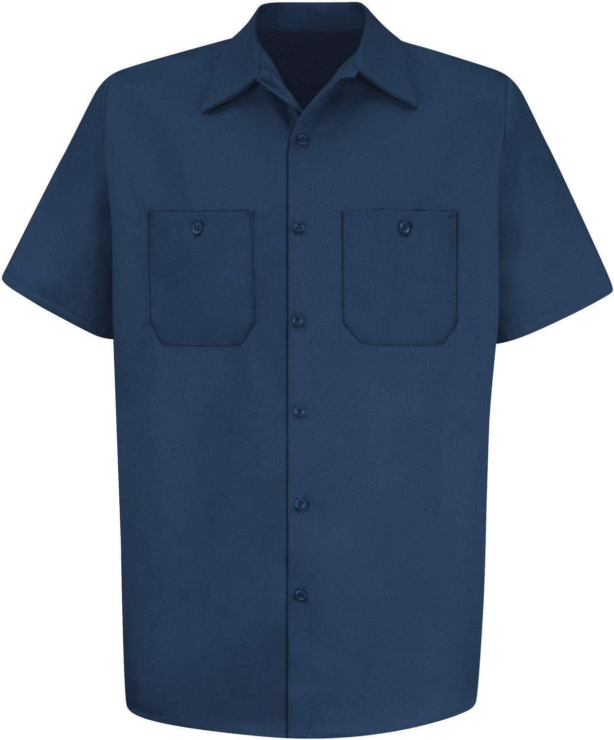 Red Kap Men's Short Sleeve Wrinkle-Resistant Cotton Work Shirt                                                                   - view number 3