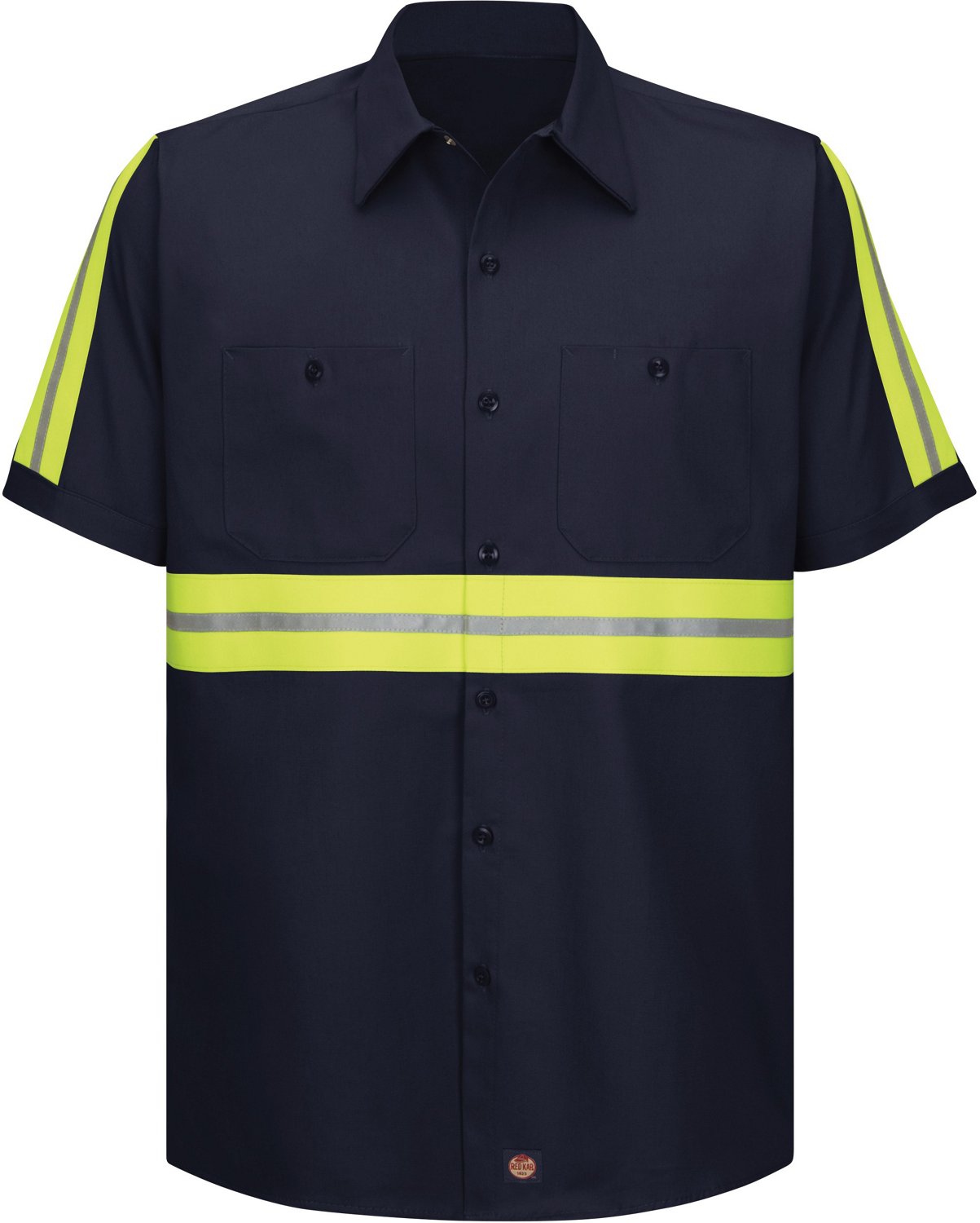 Red Kap Men's Enhanced Visibility Cotton Work Shirt                                                                              - view number 1 selected
