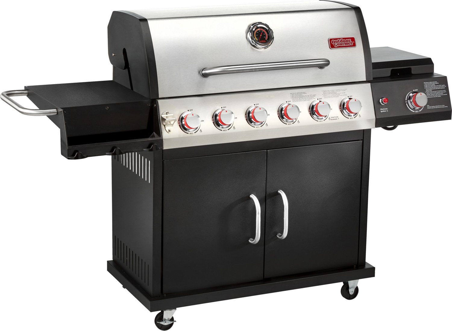 Outdoor Gourmet 6 Burner Gas Grill Academy