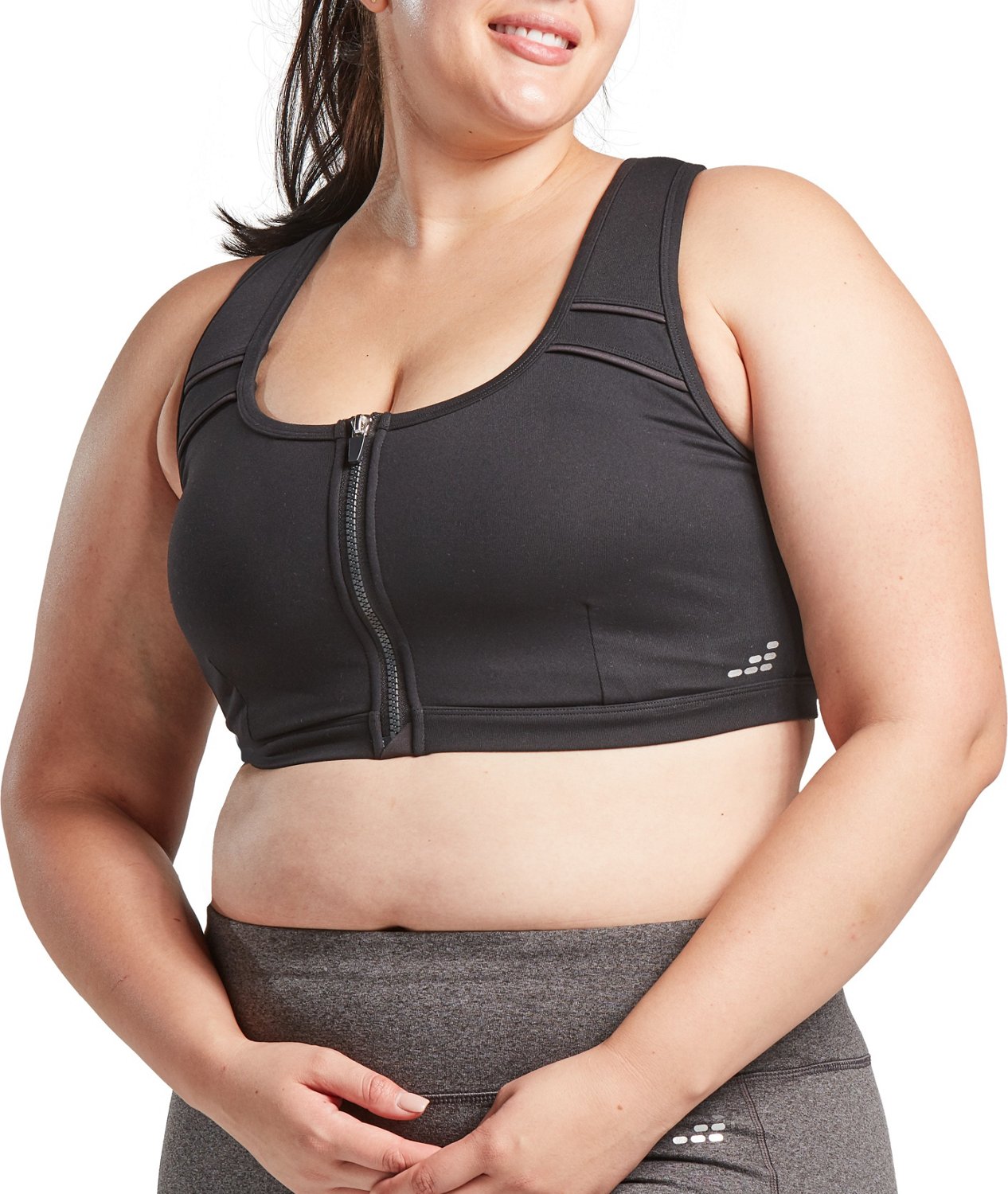 Borniu Plus Size Sport Bra for Women, 1-5 Pack Full Coverage