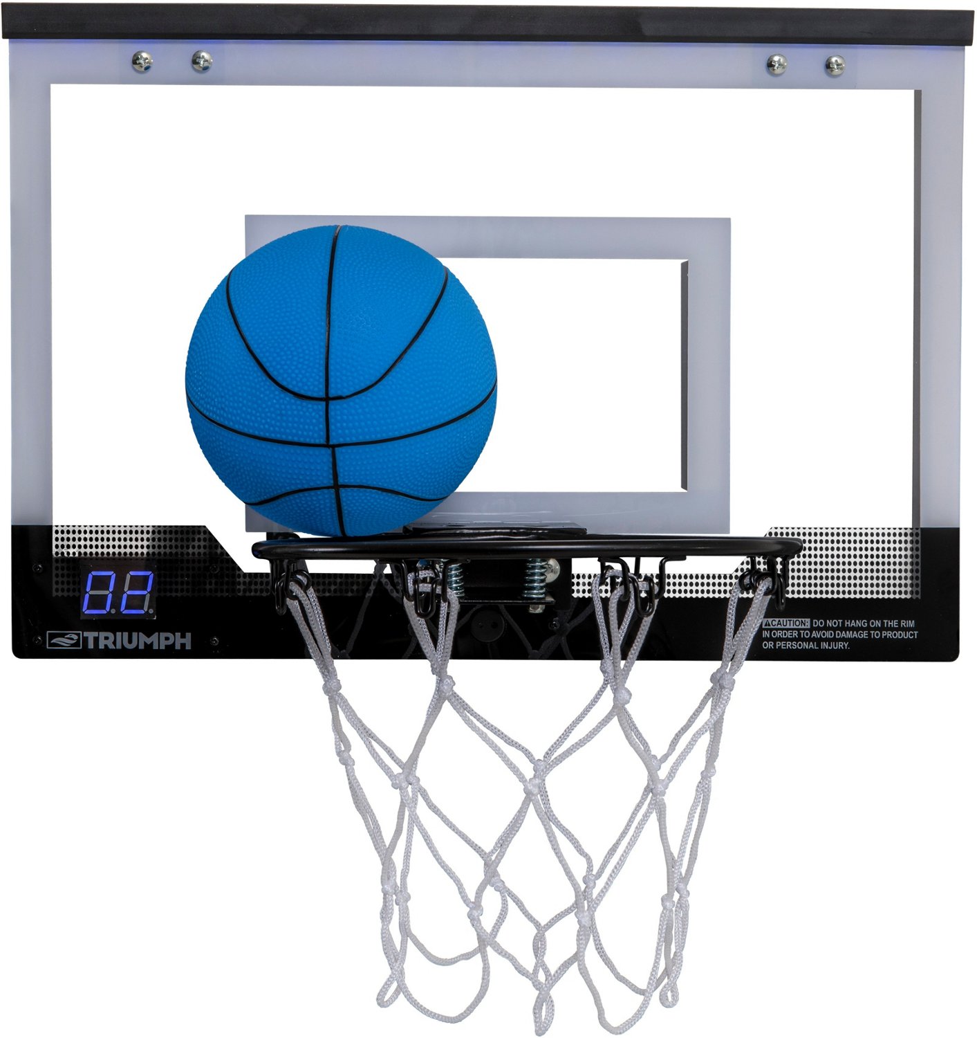 Triumph OvertheDoor 18 in LED Mini Basketball Hoop Academy