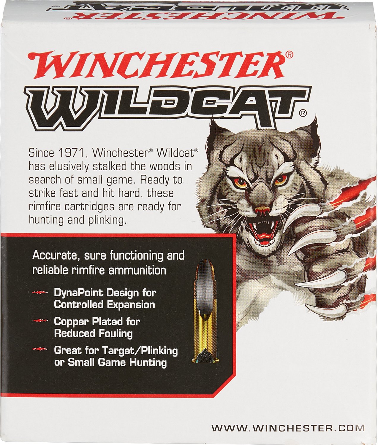 Winchester Wildcat .22 LR 40-Grain Rimfire Ammunition - 500 Rounds - view number 2