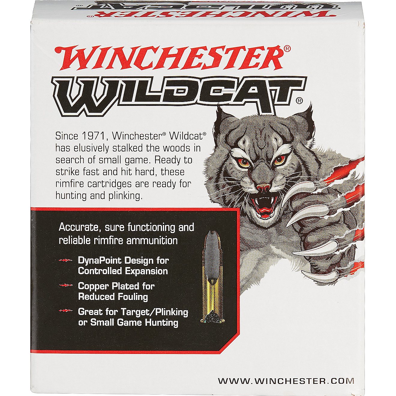 Winchester Wildcat .22 LR 40-Grain Rimfire Ammunition - 500 Rounds                                                               - view number 2