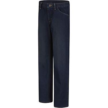 Bulwark Women's Straight Fit Sanded Denim Excel FR Jeans                                                                        