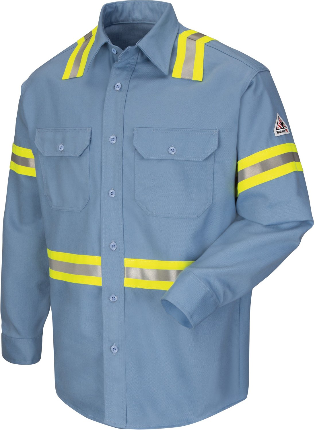 Bulwark Men's Midweight Flame Resistant Enhanced Visibility Uniform Shirt - view number 3
