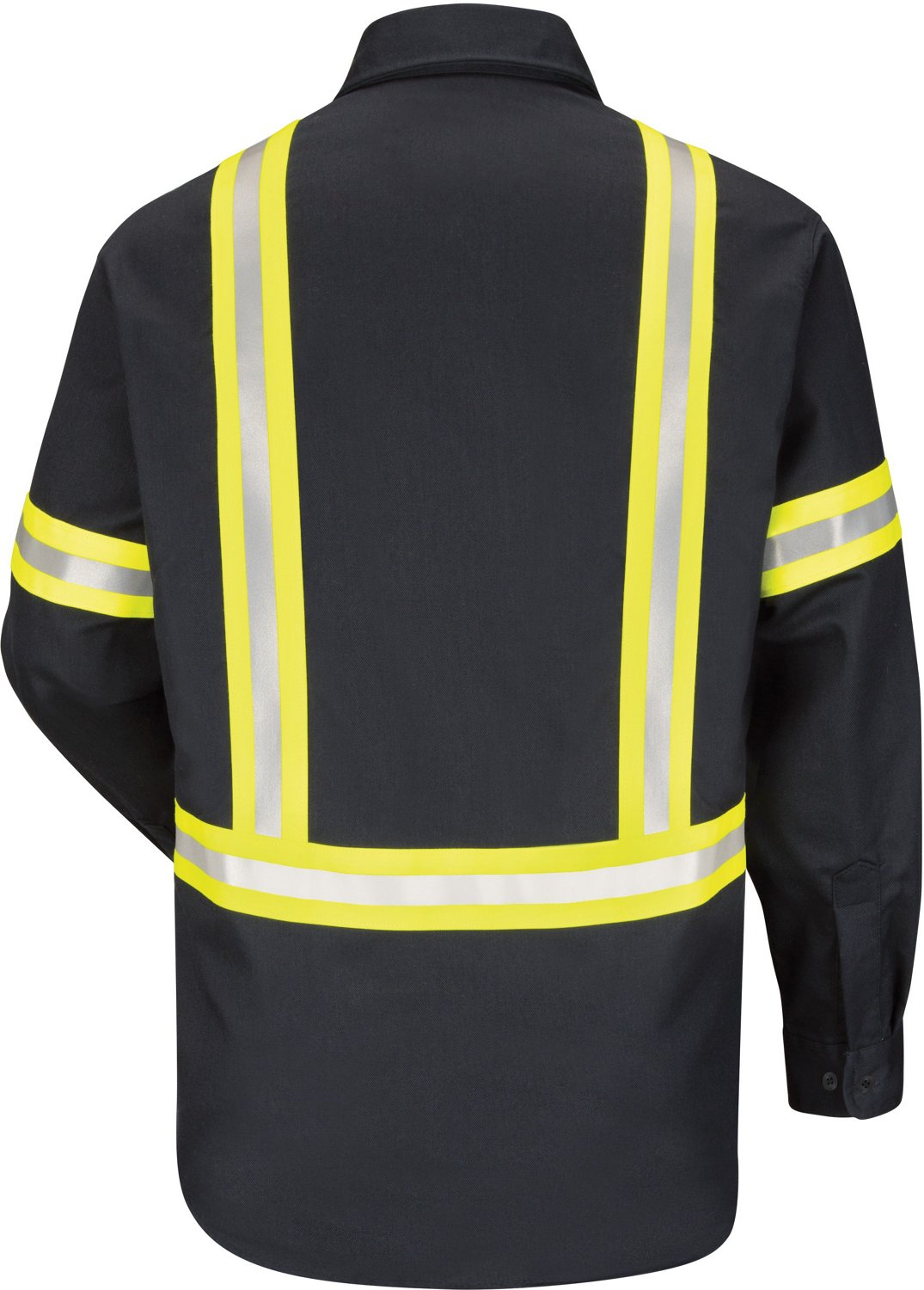 Bulwark Men's Midweight FR Enhanced Visibility Uniform Shirt                                                                     - view number 2