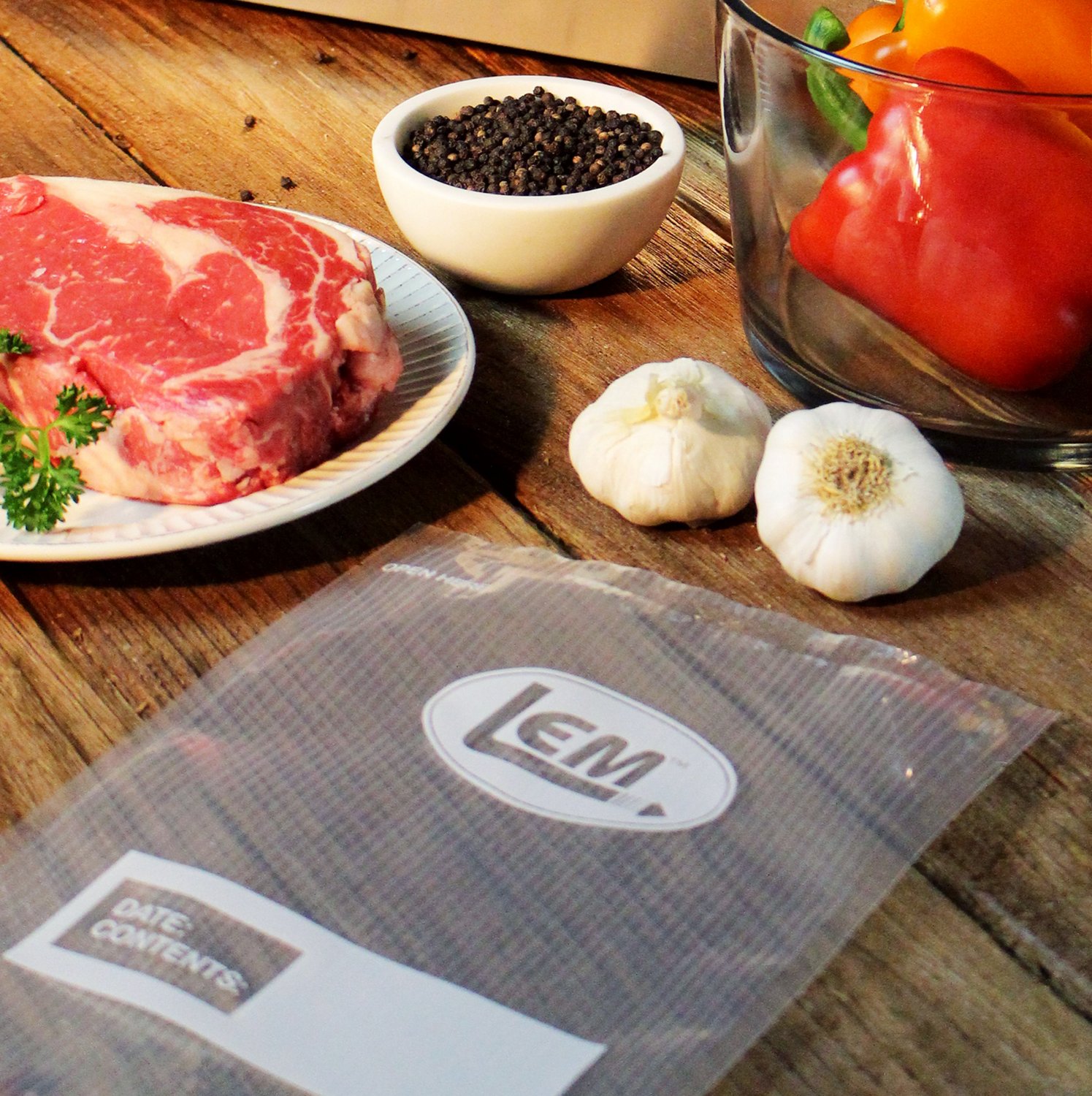 LEM 8 in x 12 in MaxVac Quart Vacuum Bags 44-Pack                                                                                - view number 2