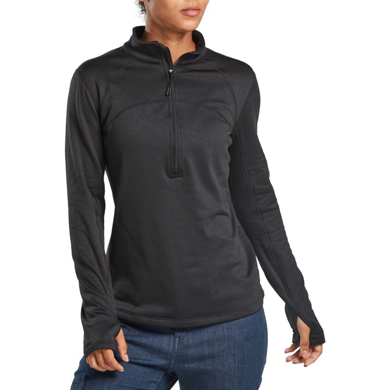 Magellan Outdoors Women's Baselayer 3.0 Thermal Vertical Fleece Top Black, Medium - Men's Thermals at Academy Sports product image