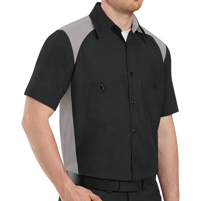 Red Kap Men's Motorsports Short Sleeve Shirt