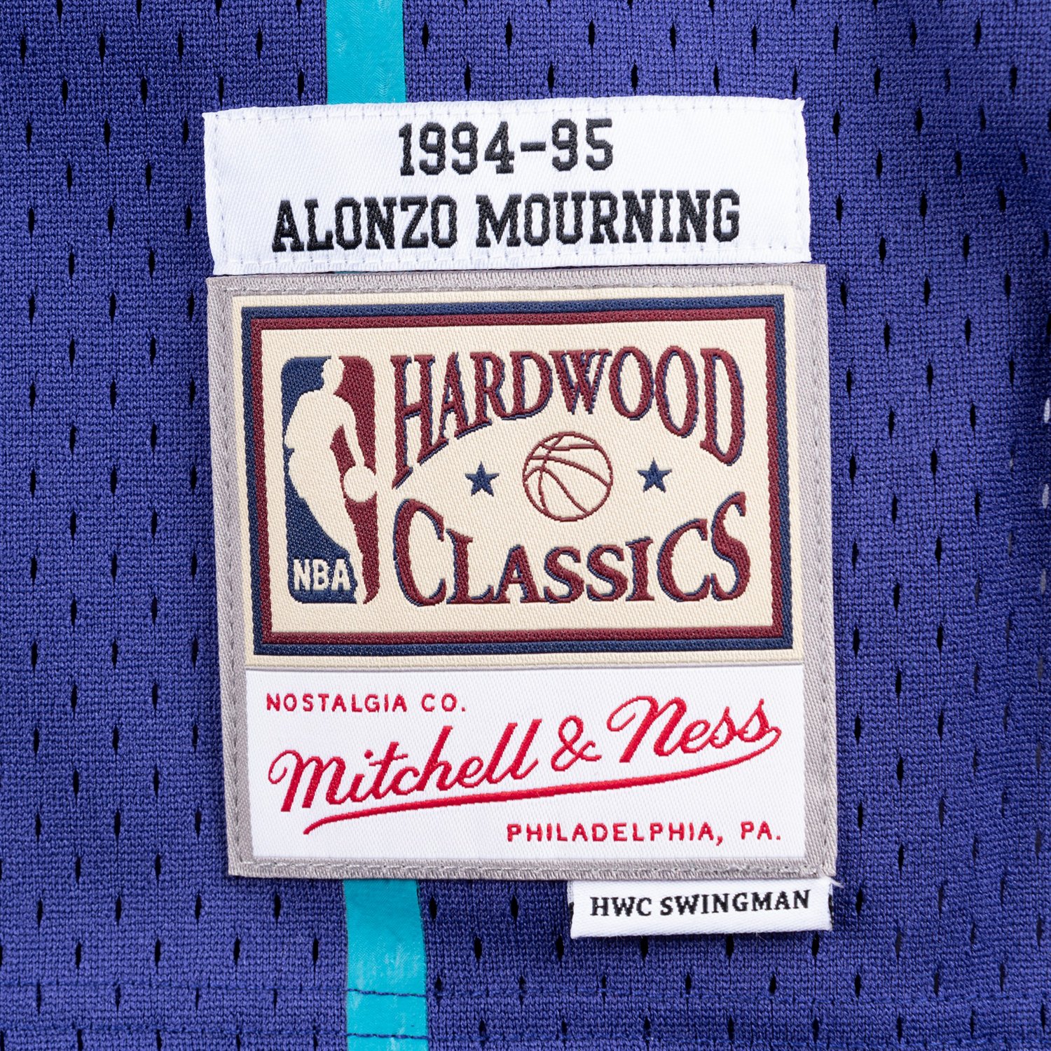 Mitchell & Ness Men's Charlotte Hornets Mourning Swingman Jersey                                                                 - view number 3