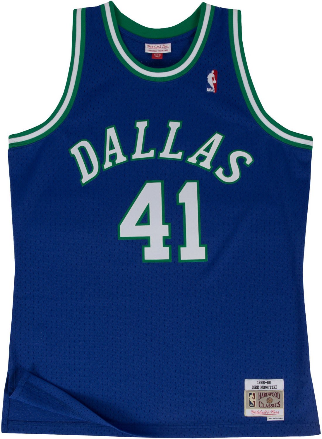 Mitchell & Ness Men's Dallas Mavericks Nowitzki Swingman Jersey                                                                  - view number 2