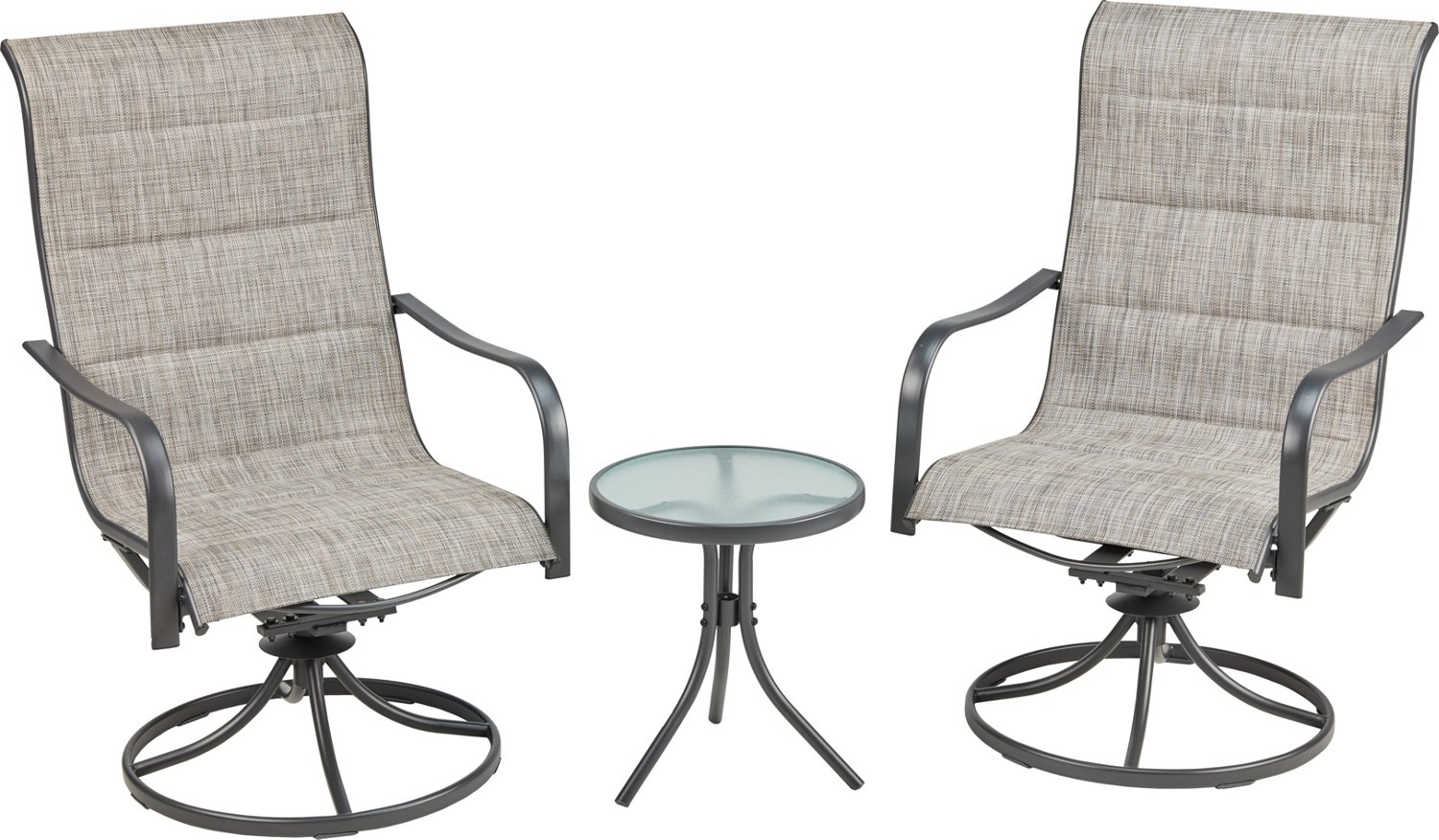 Mosaic 3Piece Swivel Patio Set Academy