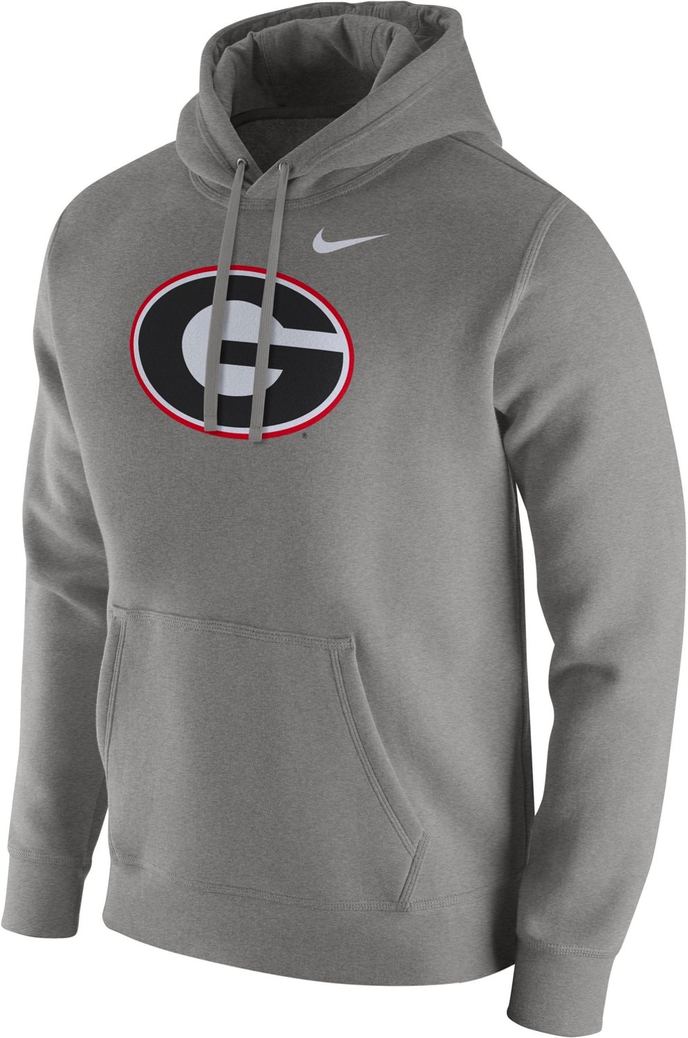 Nike Men's University of Georgia Club Fleece Graphic Pullover Hoodie ...