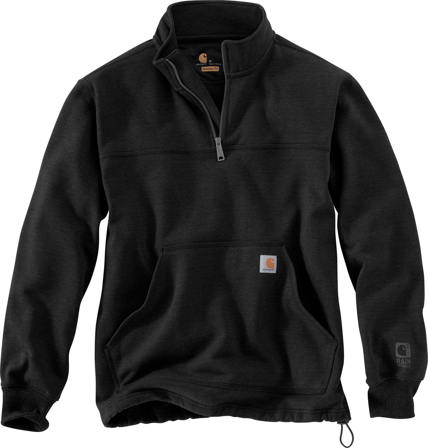 Carhartt Men's Rain Defender Paxton Heavyweight 1/4-Zip Sweatshirt - view number 2