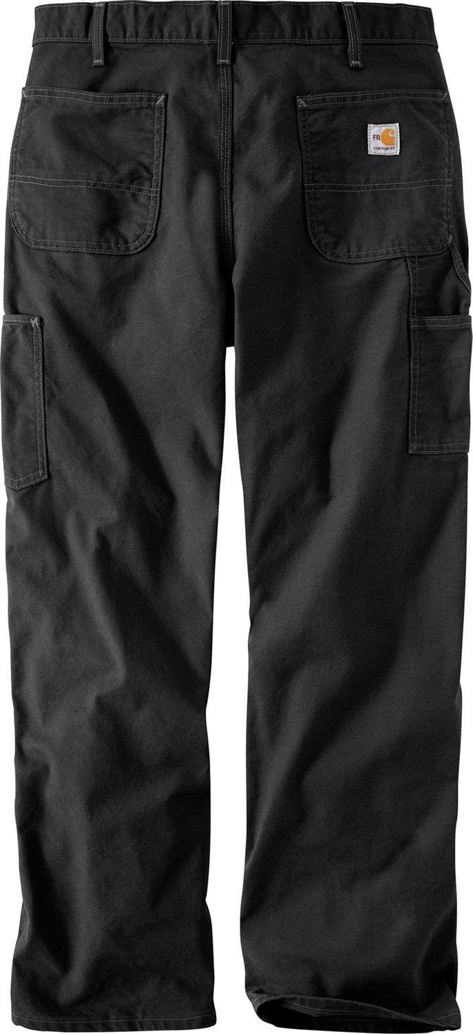 Carhartt Mens Flame Resistant Washed Duck Work Dungaree 