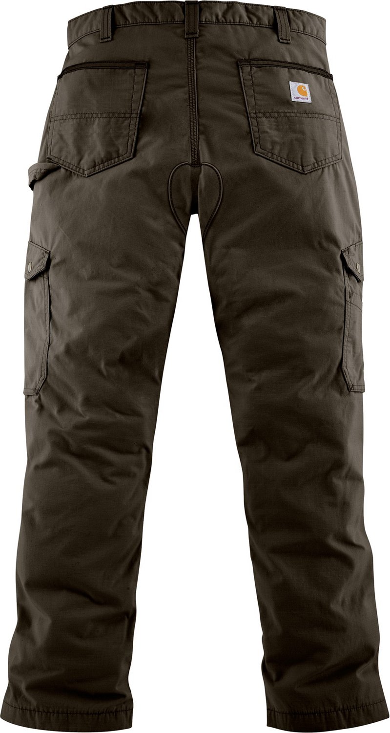 Carhartt Men's Cotton Ripstop Relaxed Fit Double-Front Cargo Work Pants - view number 3