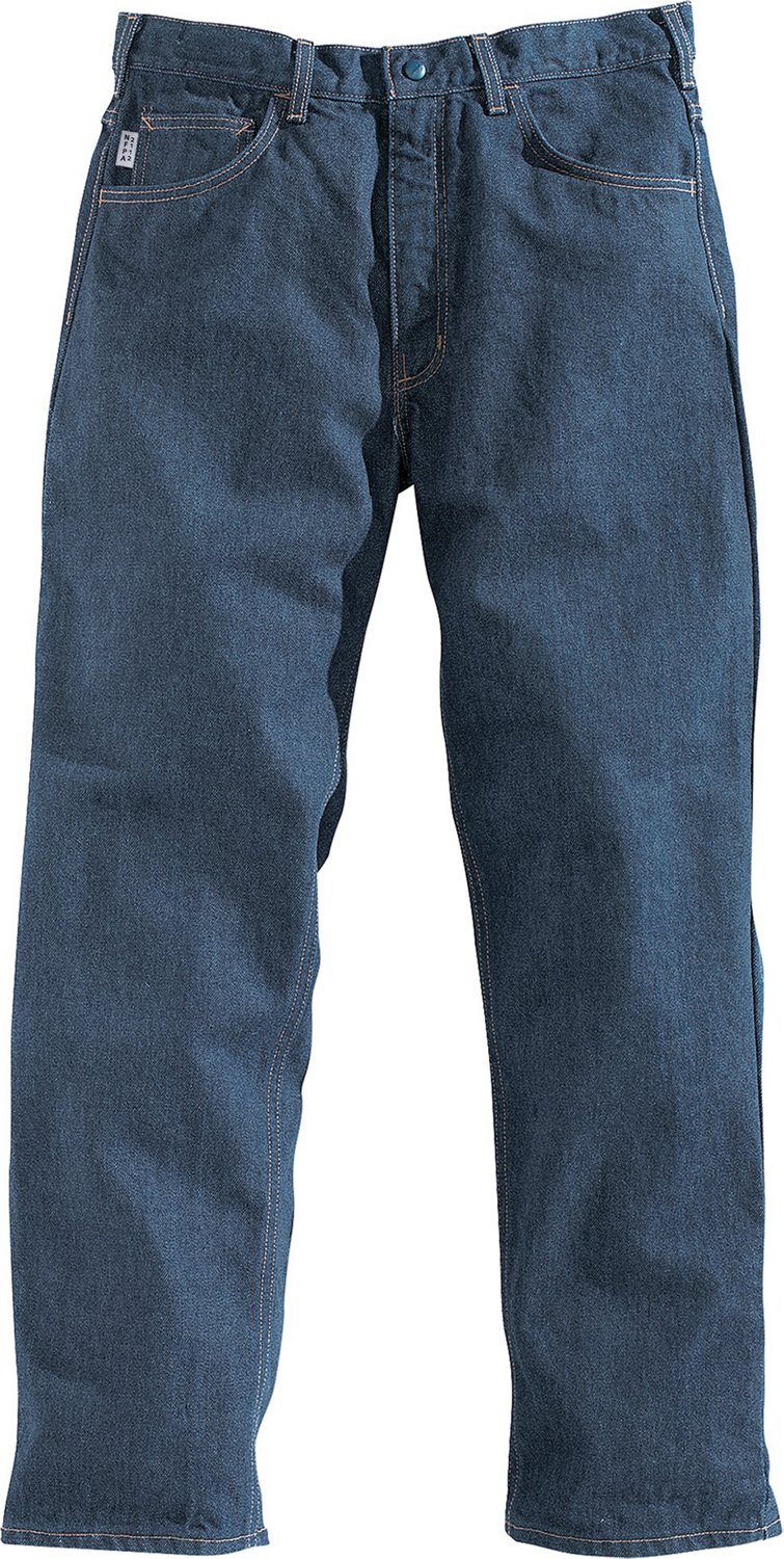 Carhartt Men's FlameResistant Relaxed Fit Utility Jeans Academy