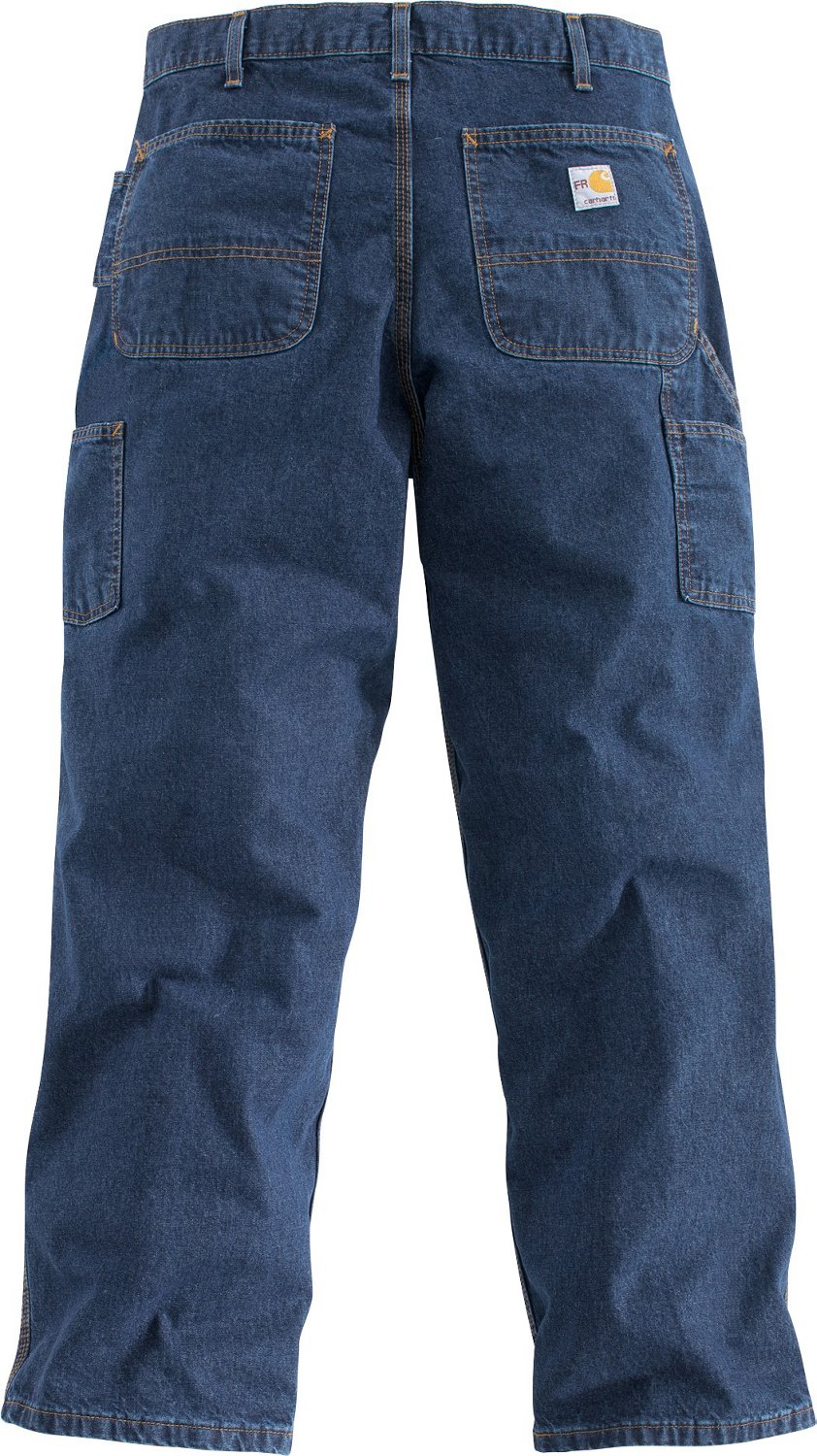 Carhartt Men's Flame-Resistant Denim Dungaree Jeans | Academy
