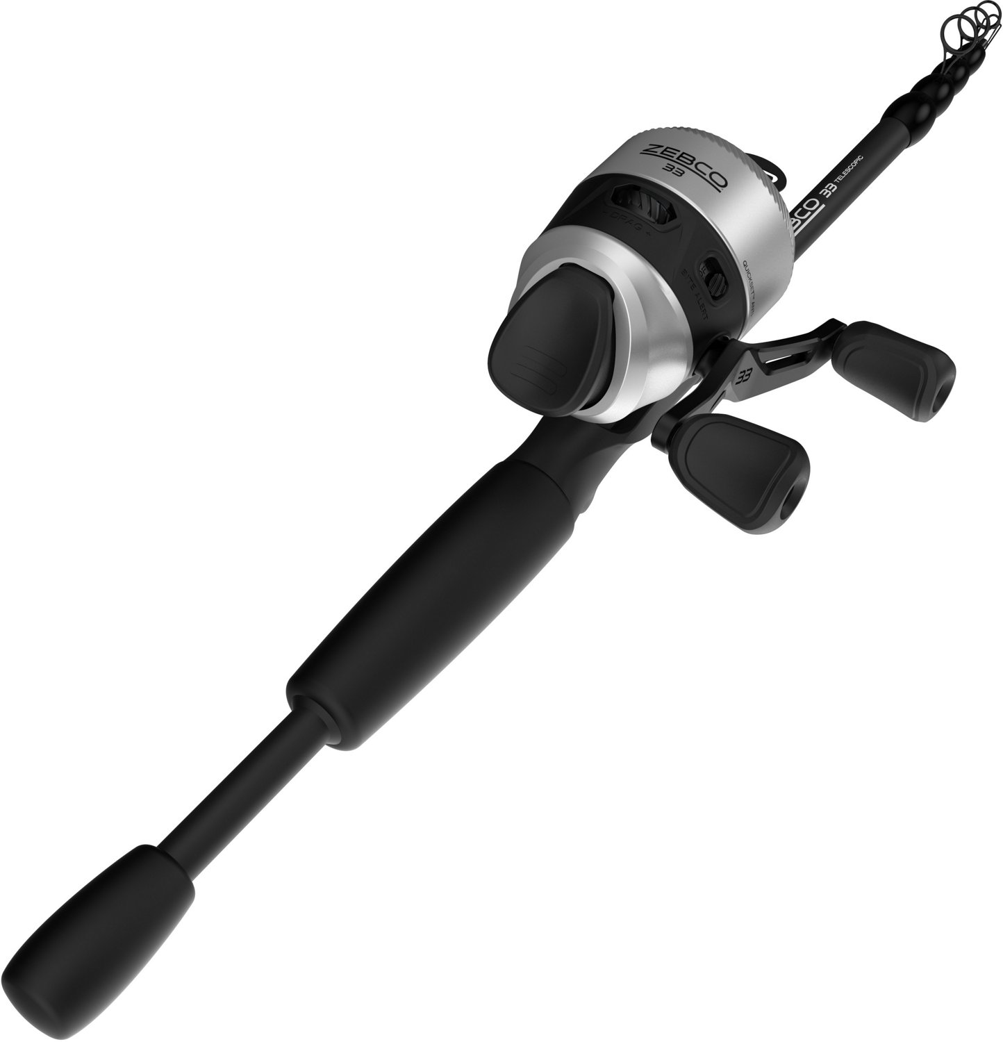 Zebco 33 Platinum Spincast Reel and Fishing Rod Combo, 5-Foot 6