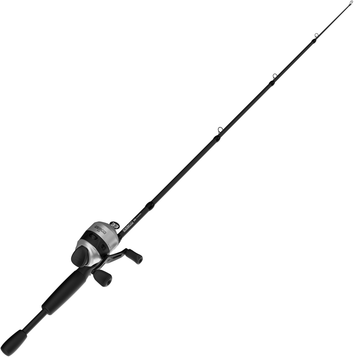 Zebco 33 6 ft M Freshwater Telecast Spincast Rod and Reel Combo - view number 2