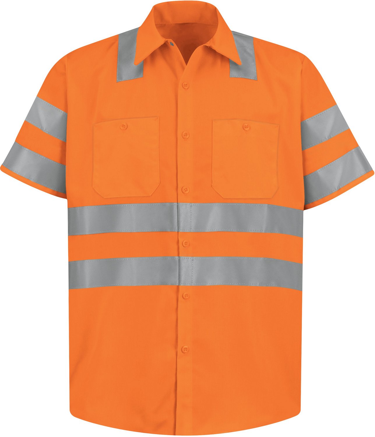Red Kap Men's Hi-Visibility Type R Class 3 Work Shirt