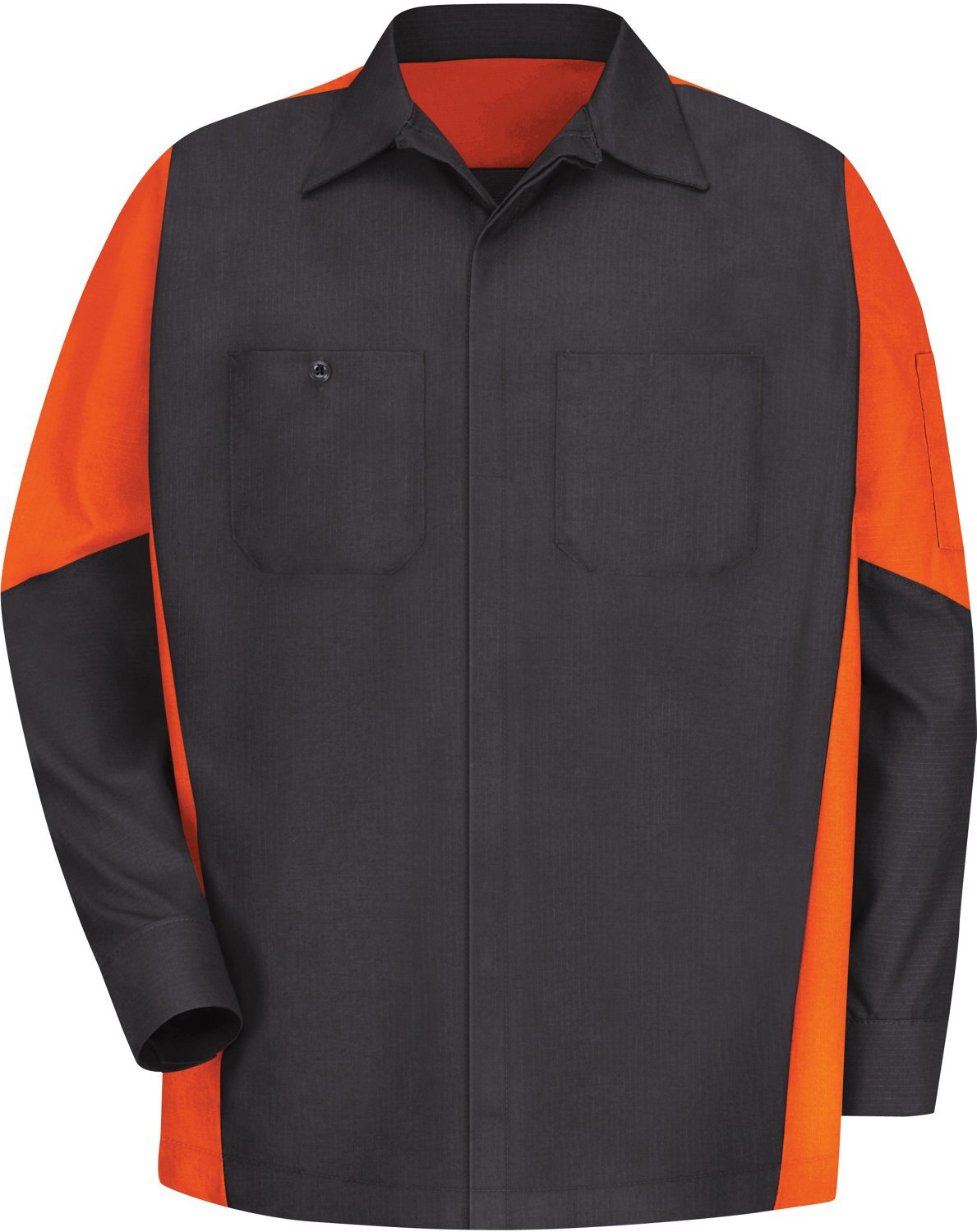 Red Kap Men's 2-Tone Crew Long Sleeve Shirt                                                                                      - view number 3