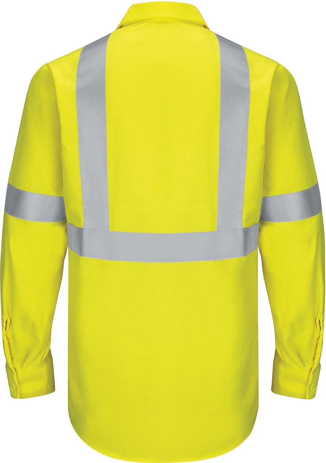 Red Kap Men's Hi-Visibility Ripstop Type R Class 3 Long Sleeve Work Shirt                                                        - view number 2
