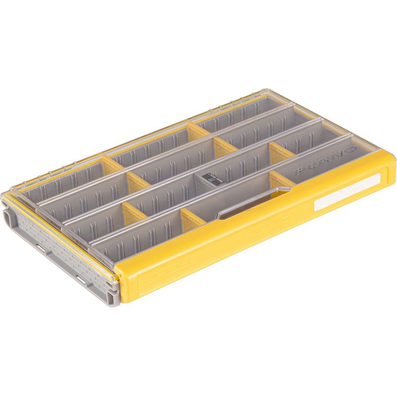Plano Edge Professional 3700 Tackle Storage Box Gray/Yellow - Tackle Utility Cases at Academy Sports