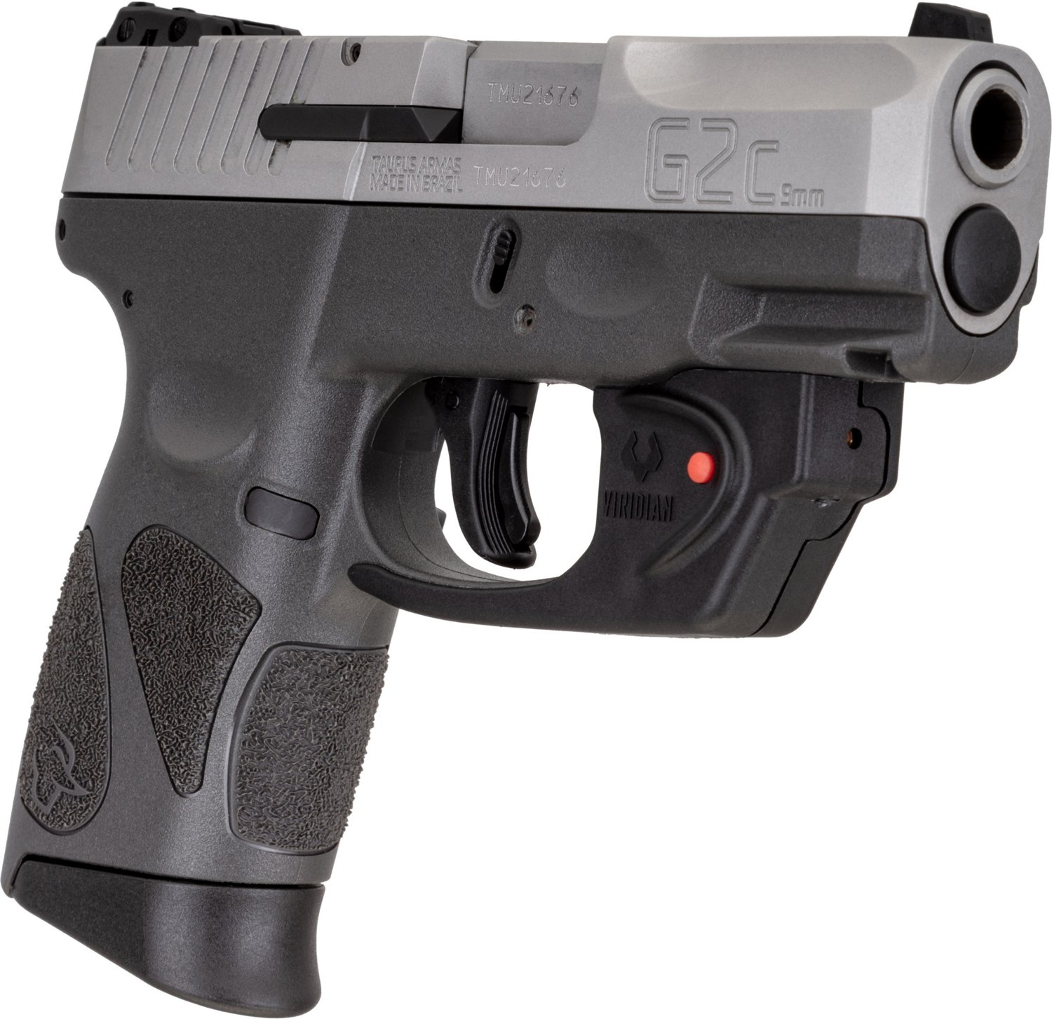 Taurus G2C 9mm Semiautomatic Pistol with Viridian Red Laser                                                                      - view number 4