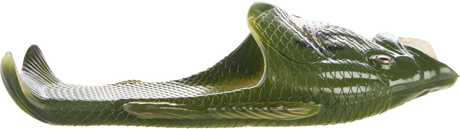 Bass Fishing Crocs For Men Slippers - Design by Crocodile