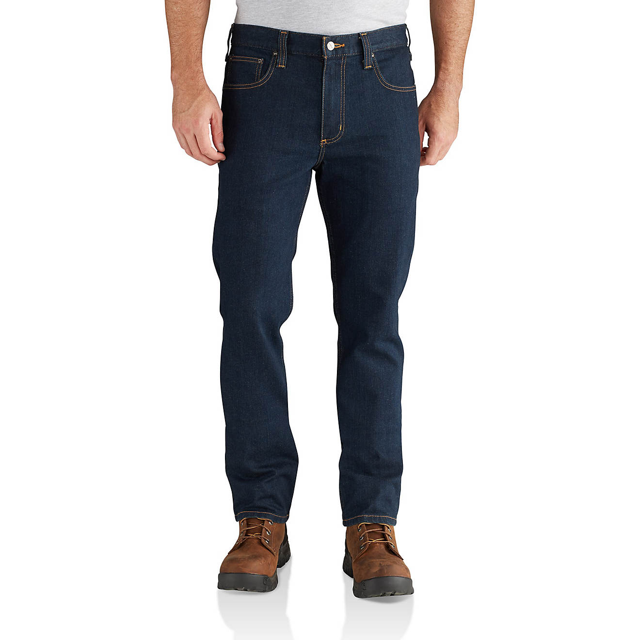 Carhartt Men's Rugged Flex Straight Fit Tapered-Leg Jeans                                                                        - view number 1