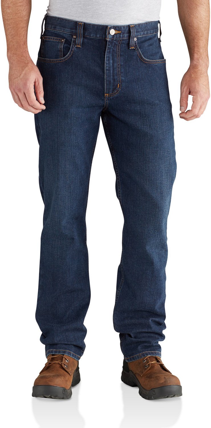 Carhartt Men's Rugged Flex Relaxed Fit Straight-Leg Jeans | Academy