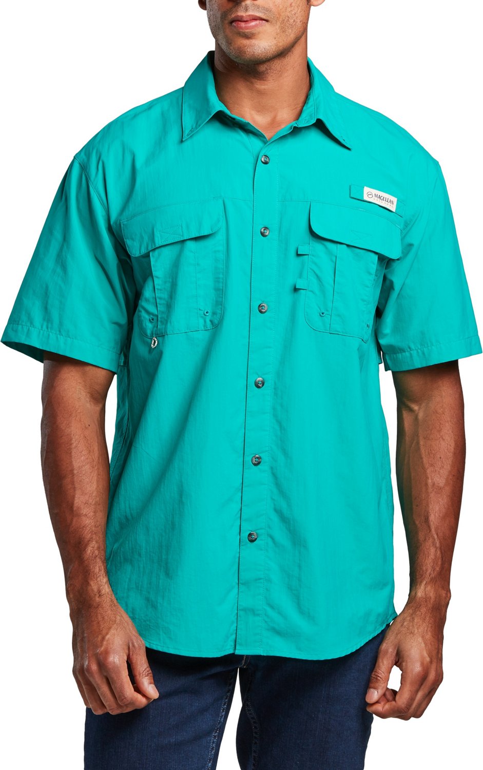 magellan-outdoors-men-s-laguna-madre-solid-short-sleeve-fishing-shirt