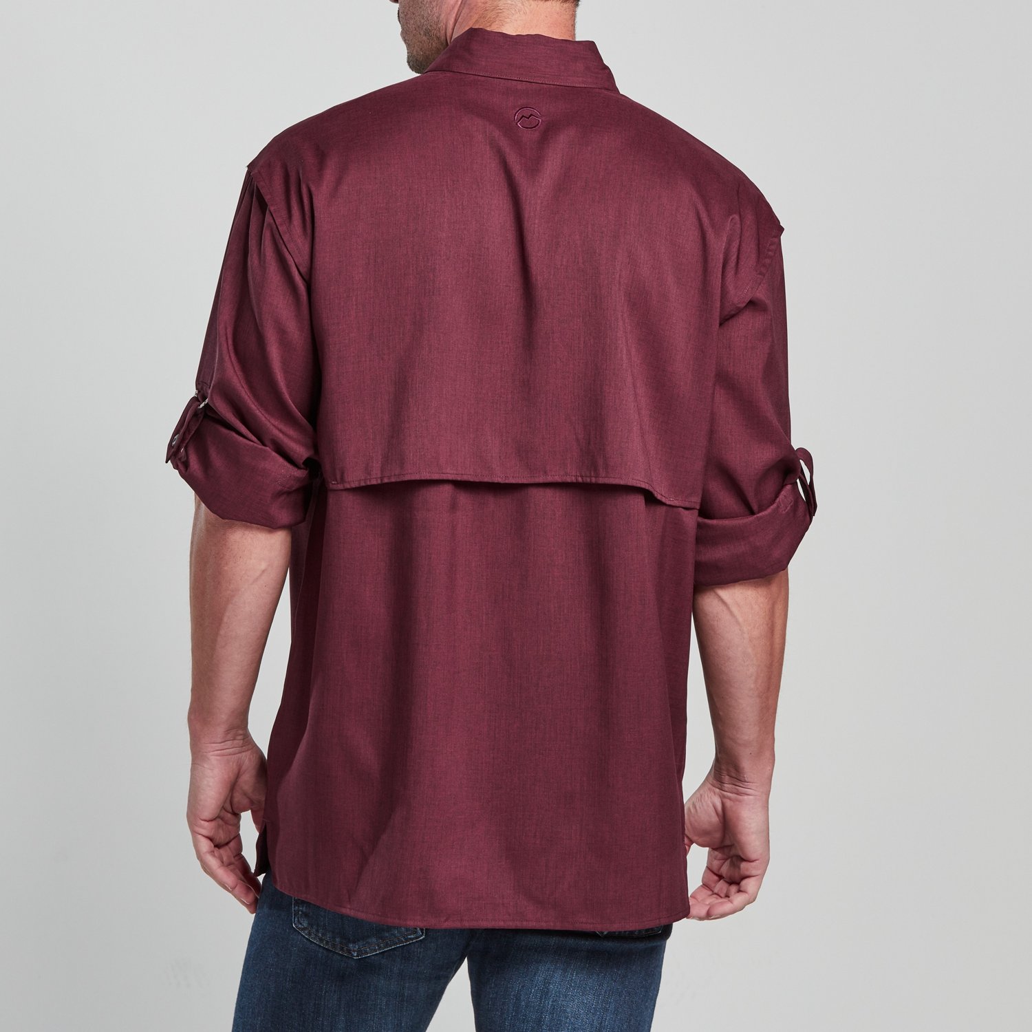 Magellan Outdoors Men's Aransas Pass Heather Long Sleeve Fishing Shirt - view number 2