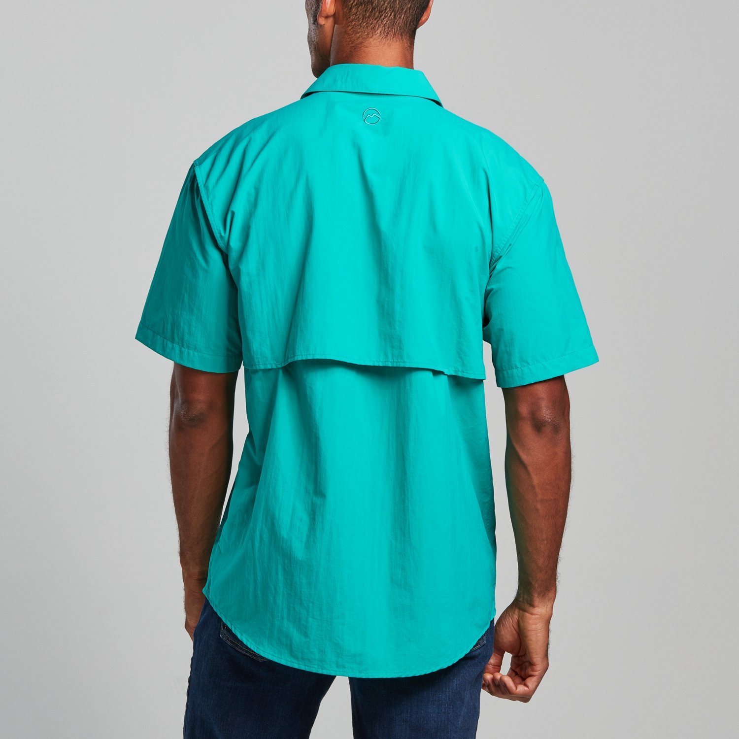 Magellan Outdoors Men's Laguna Madre Solid Short Sleeve Fishing Shirt                                                            - view number 2