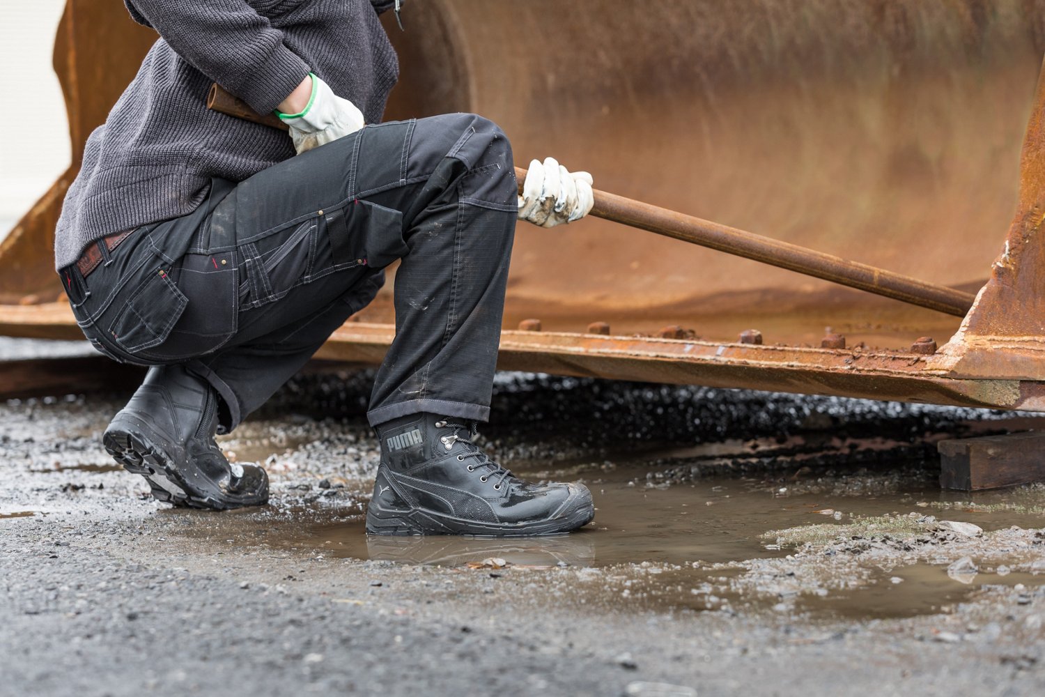 PUMA Men's Conquest SR Scuff Cap EVO Safety Composite Toe Lace Up Boots - view number 6