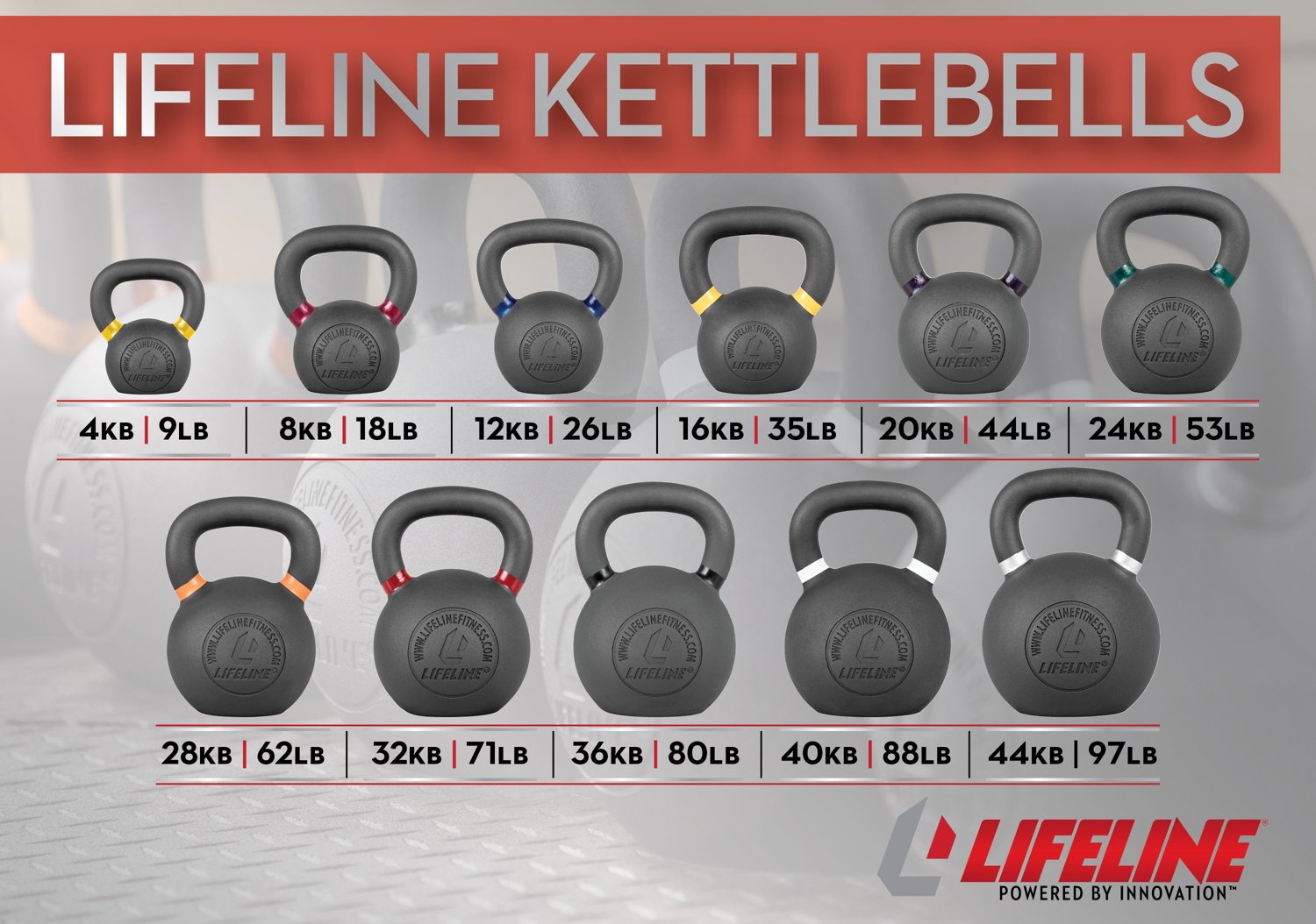Lifeline 62 lb Kettlebell                                                                                                        - view number 6