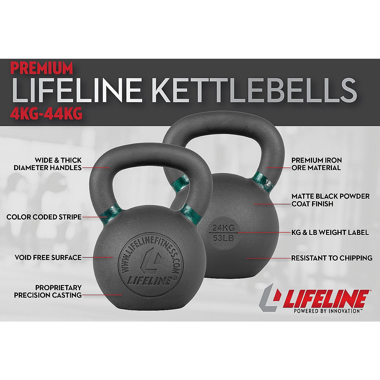 Lifeline 71 lb Kettlebell                                                                                                        - view number 5