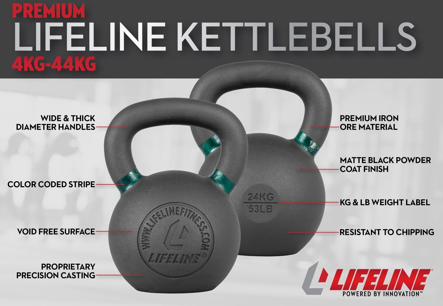Lifeline 18 lb Kettlebell - view number 4
