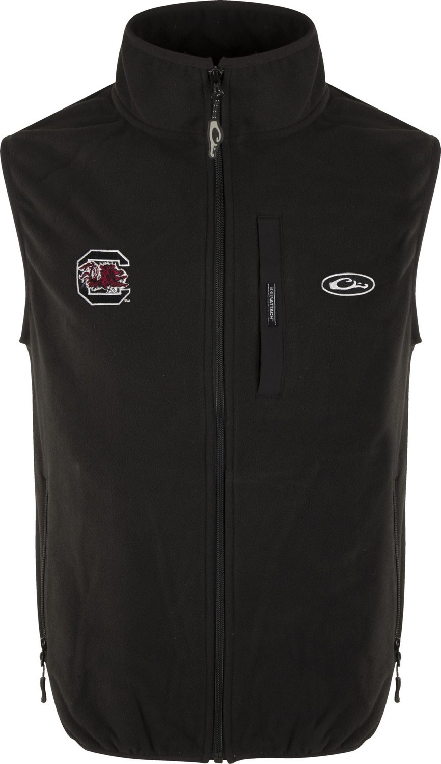 Drake Waterfowl Men s University of South Carolina Camp Fleece Vest Academy