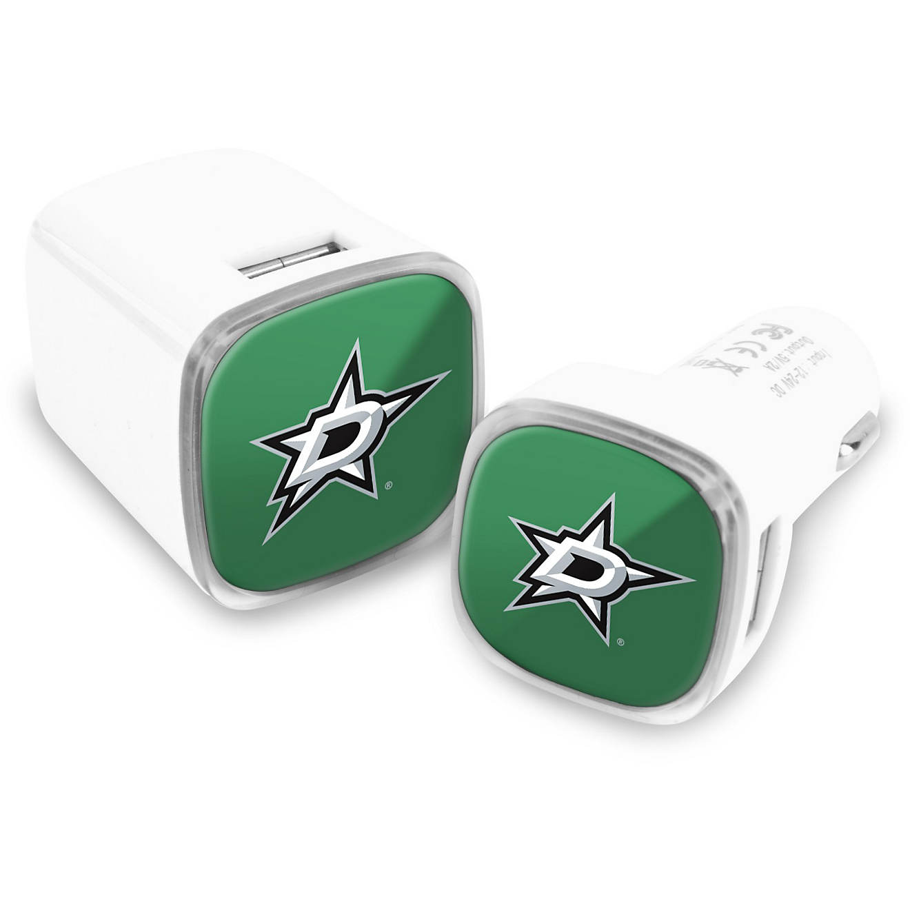 Prime Brands Group Dallas Stars Car and Wall Chargers                                                                            - view number 1