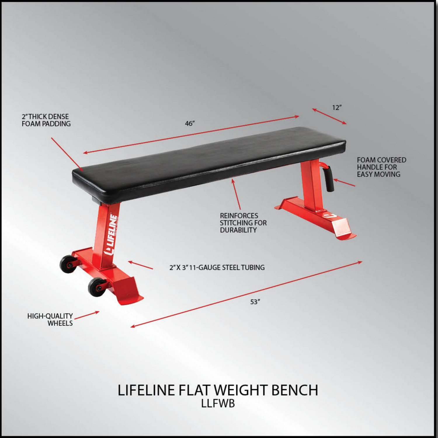 Lifeline Flat Weight Bench Academy