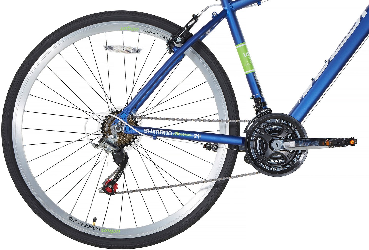 Ozone 500 Adults Urban Voyager 700C Hybrid Bike Academy